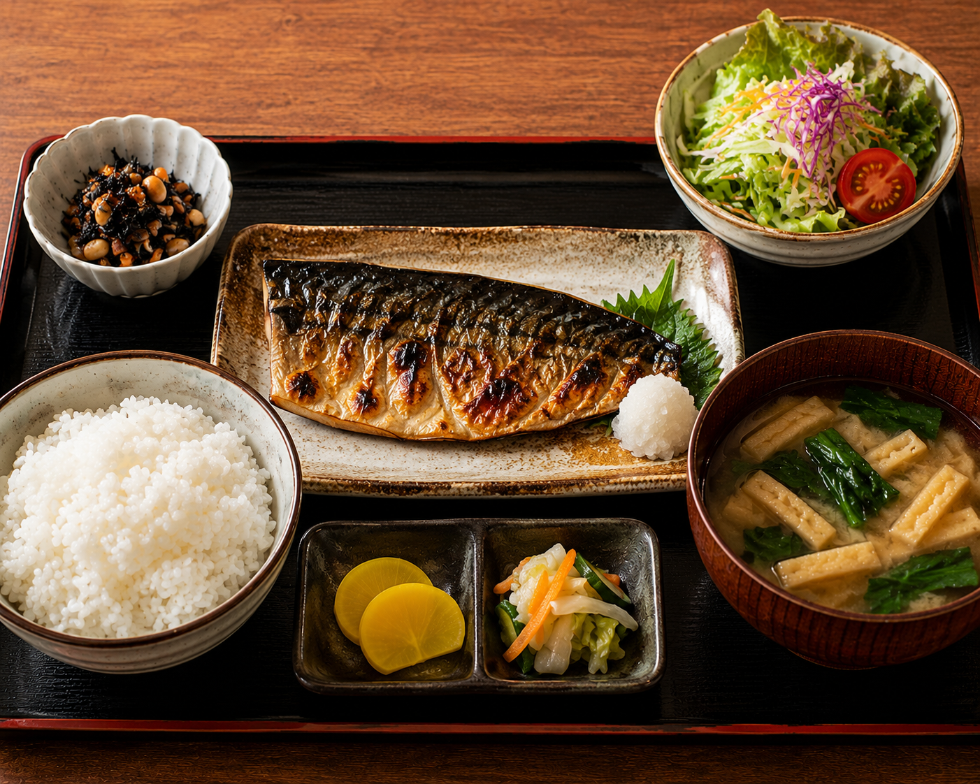 サバ焼き魚御膳